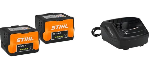 Комплект STIHL Starter Set: акумулятор AK 30 S - 2 шт. + зарядний пристрій AL 101 (45200075904)