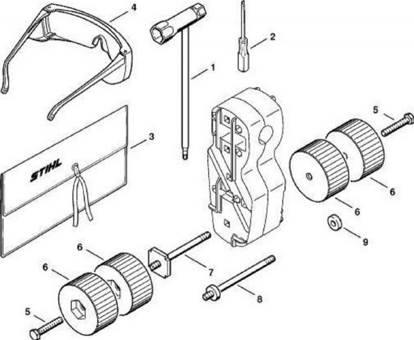 Додатковий вантаж STIHL до мульти-двигуна MM 56 (46017304500)