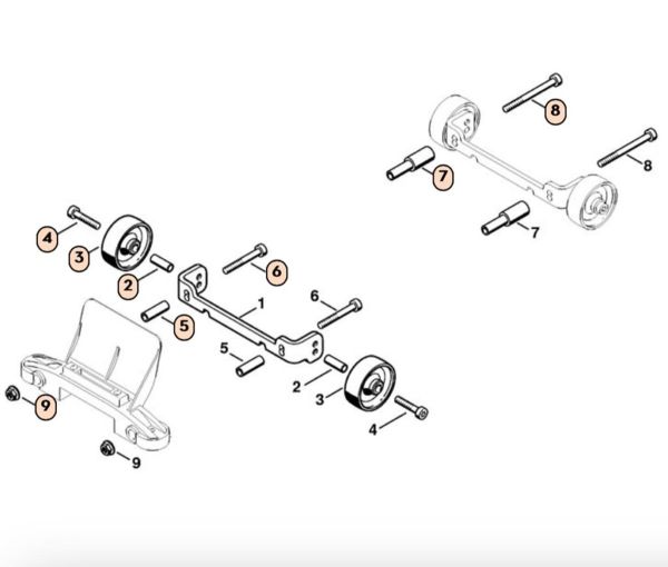 Монтажний набір для коліс STIHL 42240071014
