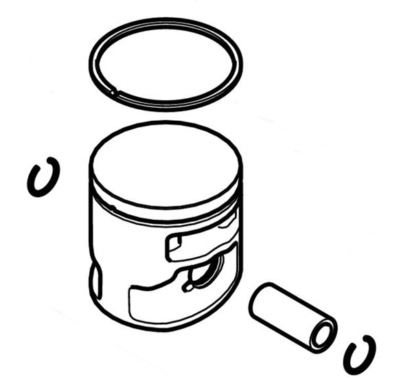 Поршень діаметром 40,5 мм STIHL 11480302017 Поршень діаметром 40,5 мм STIHL 11480302017