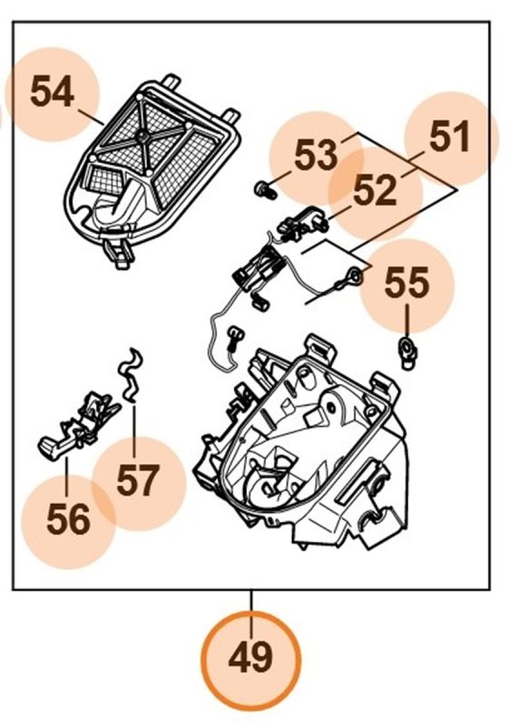 Корпус фільтра STIHL 11481402804 Корпус фільтра STIHL 11481402804