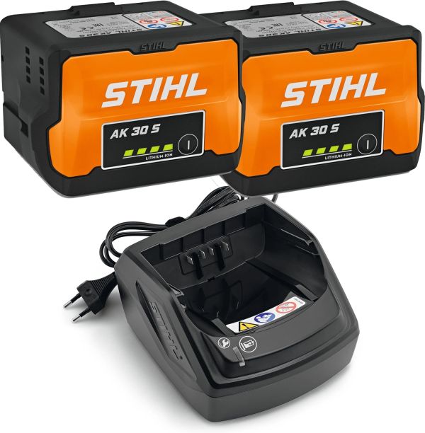 Комплект STIHL Starter Set: акумулятор AK 30 S - 2 шт. + зарядний пристрій AL 101 (45200075904)