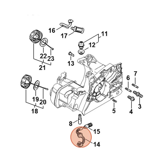 Маслозаборный шланг STIHL 11486474000