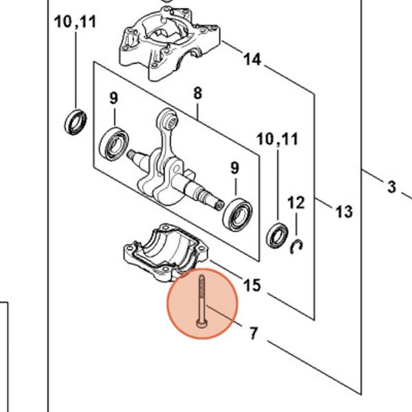 Саморіз STIHL з головкою IS D5x55 90754784258 Саморіз STIHL з головкою IS D5x55 90754784258